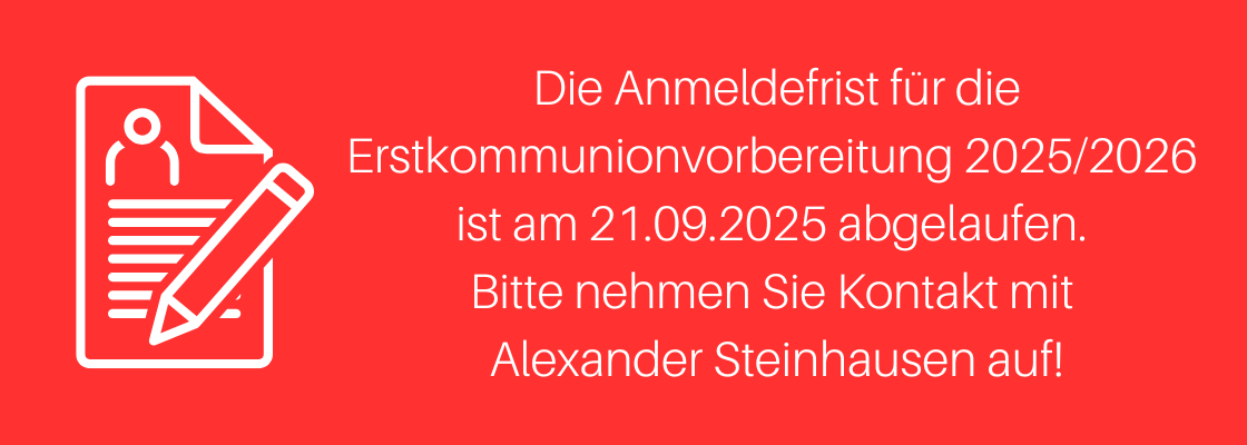 Anmeldefrist abgelaufen
